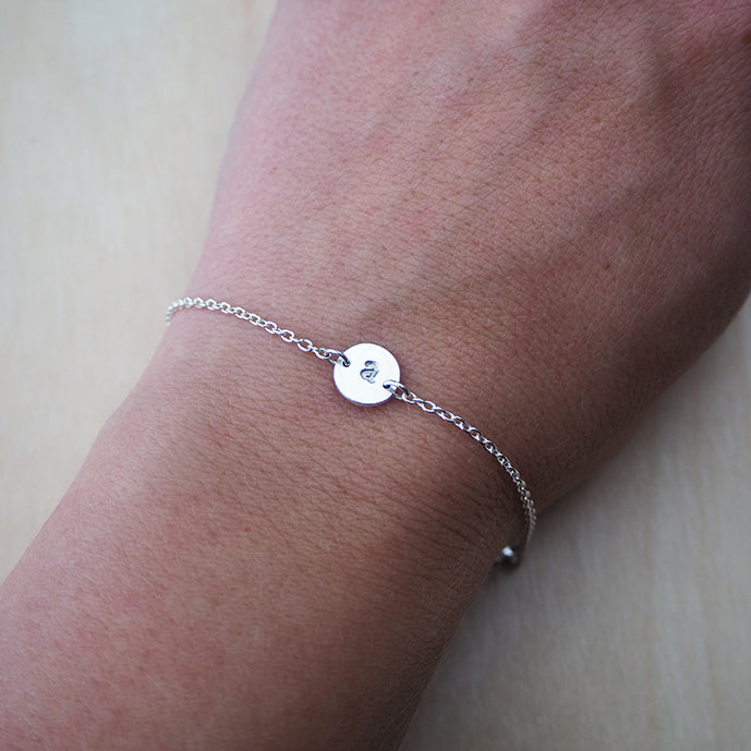 Initial Charm Bracelet