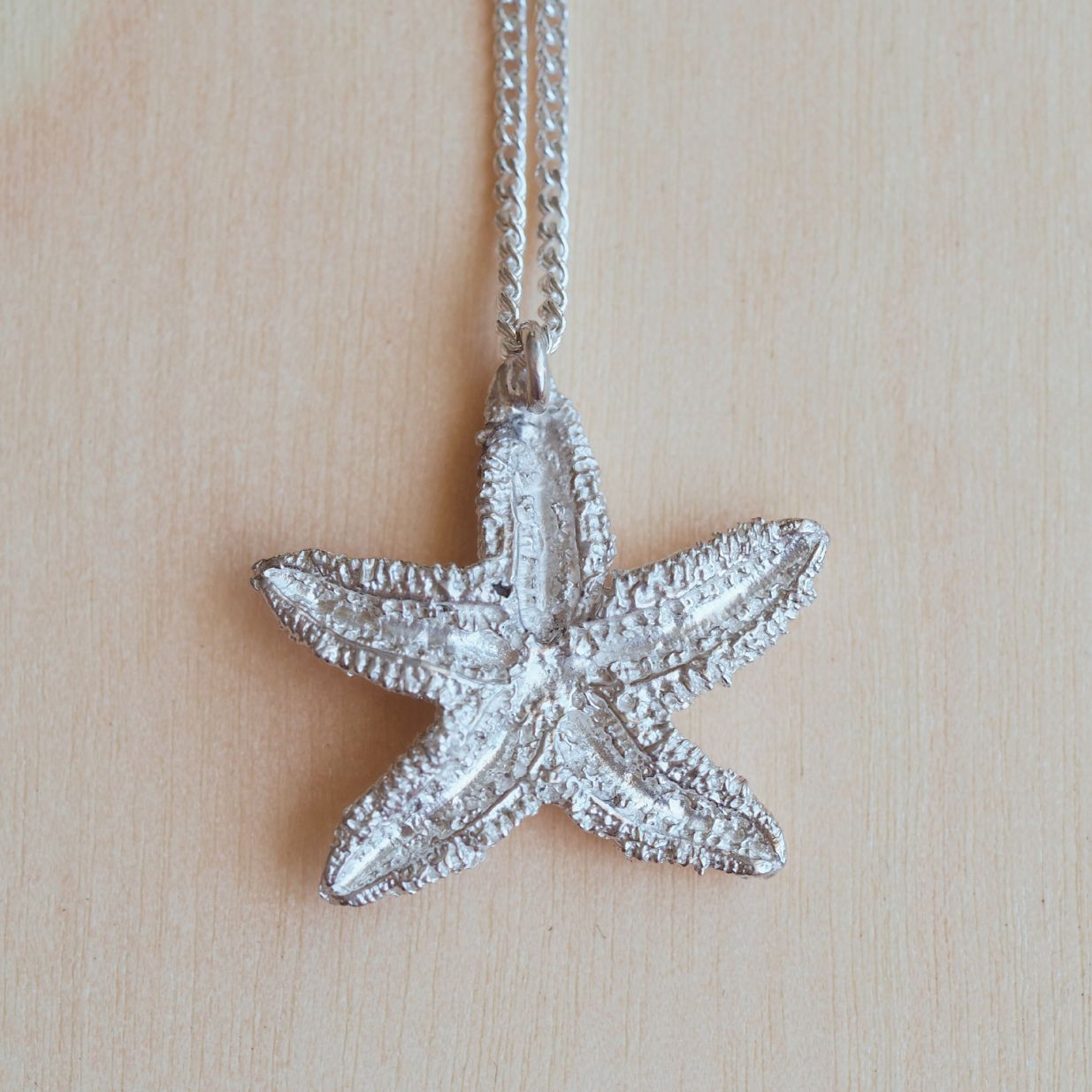 Starfish Necklace Sterling Silver