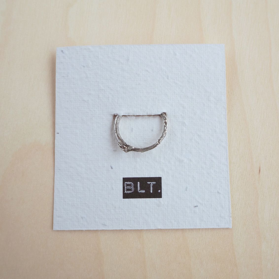Superfine Twig Ring Sterling Silver