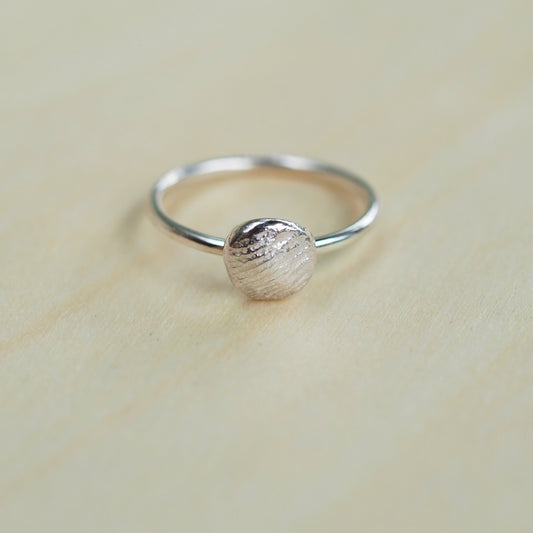 Micro Fingerprint Ring