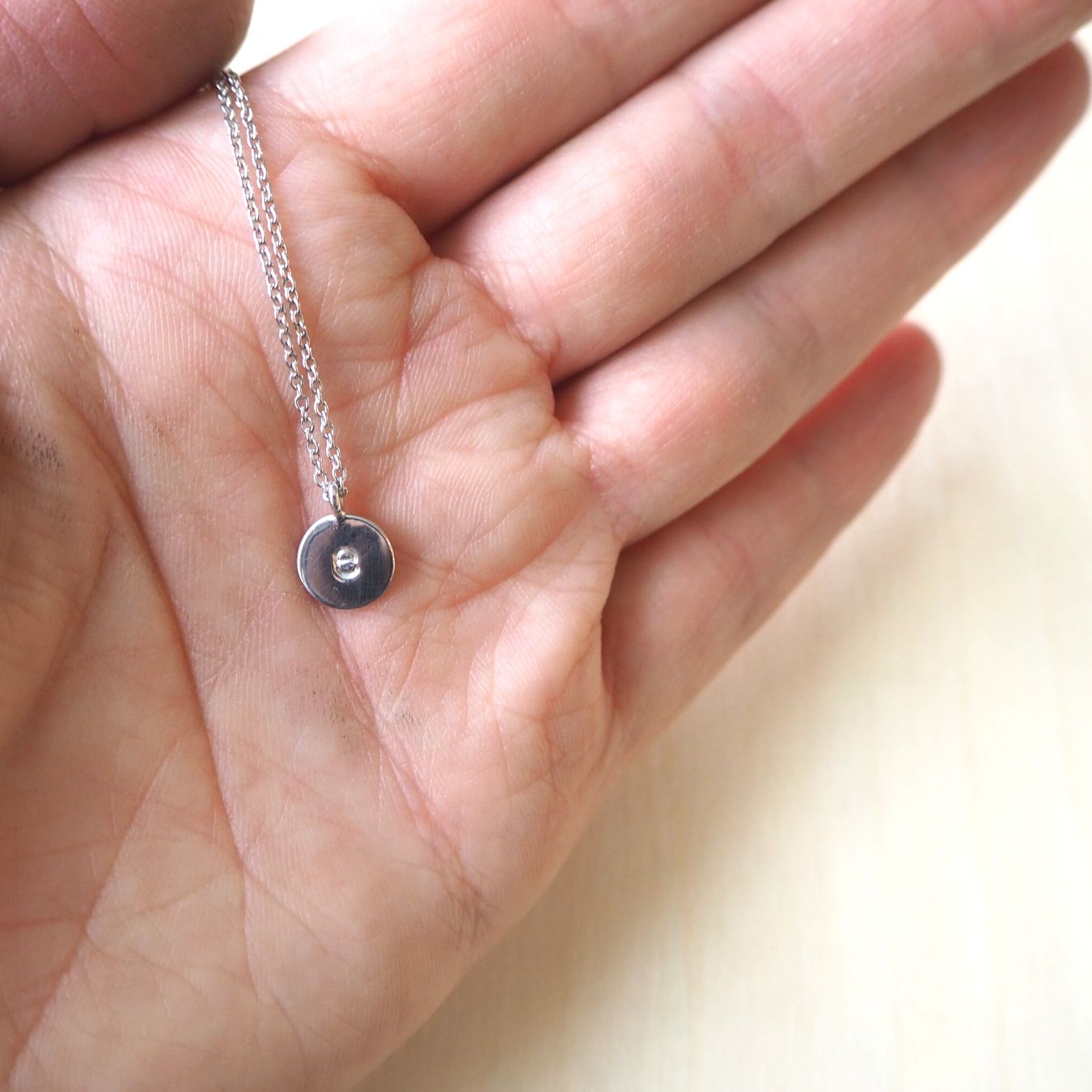 Single Initial Necklace