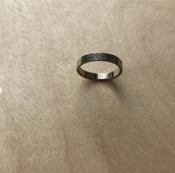Fingerprint Wedding Band POA