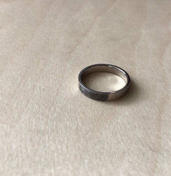 Fingerprint Wedding Band POA