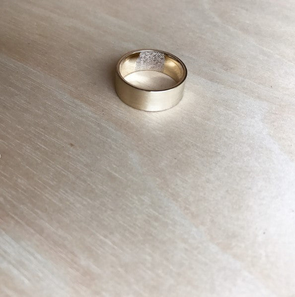 Fingerprint Wedding Band POA