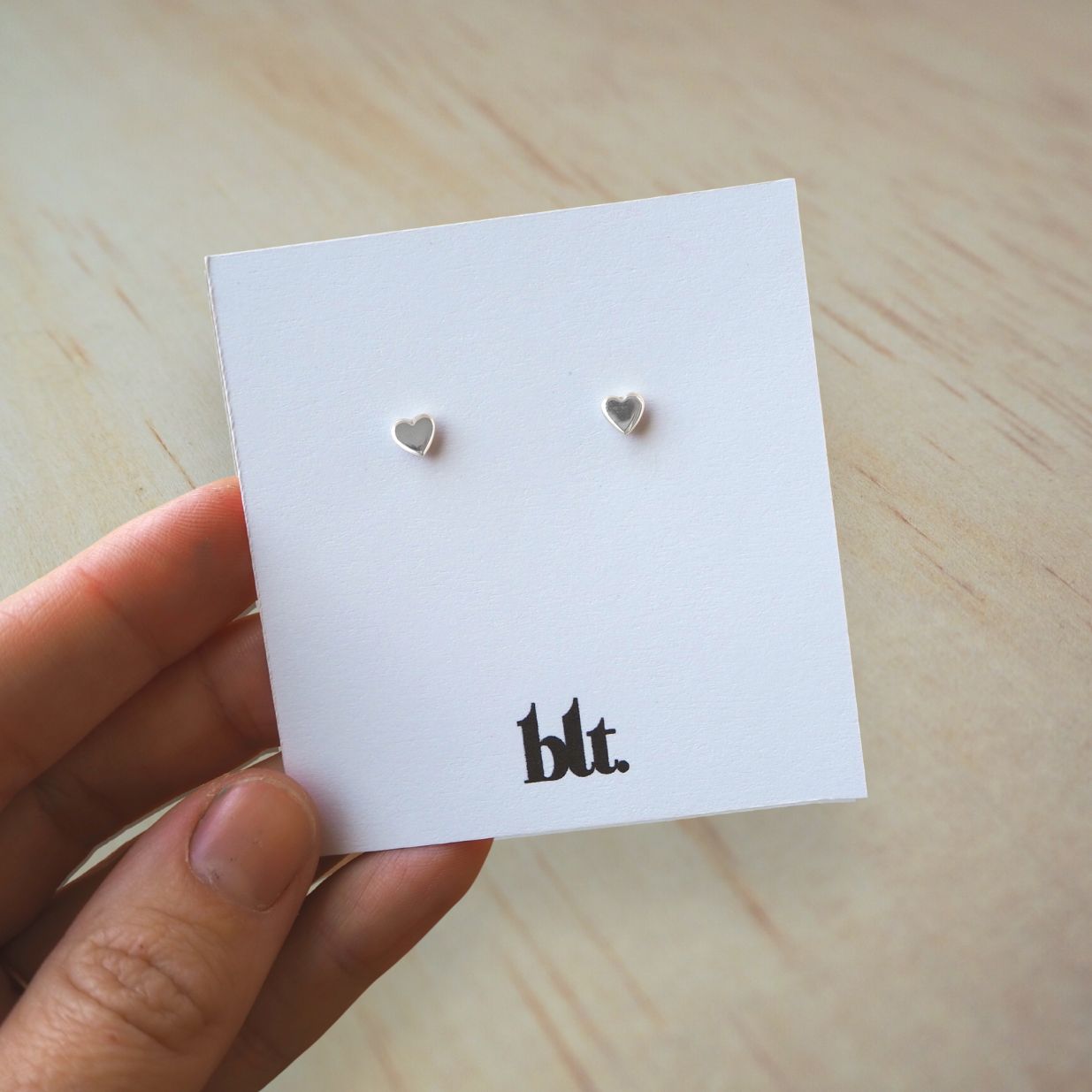 Mini Heart Stud Earrings