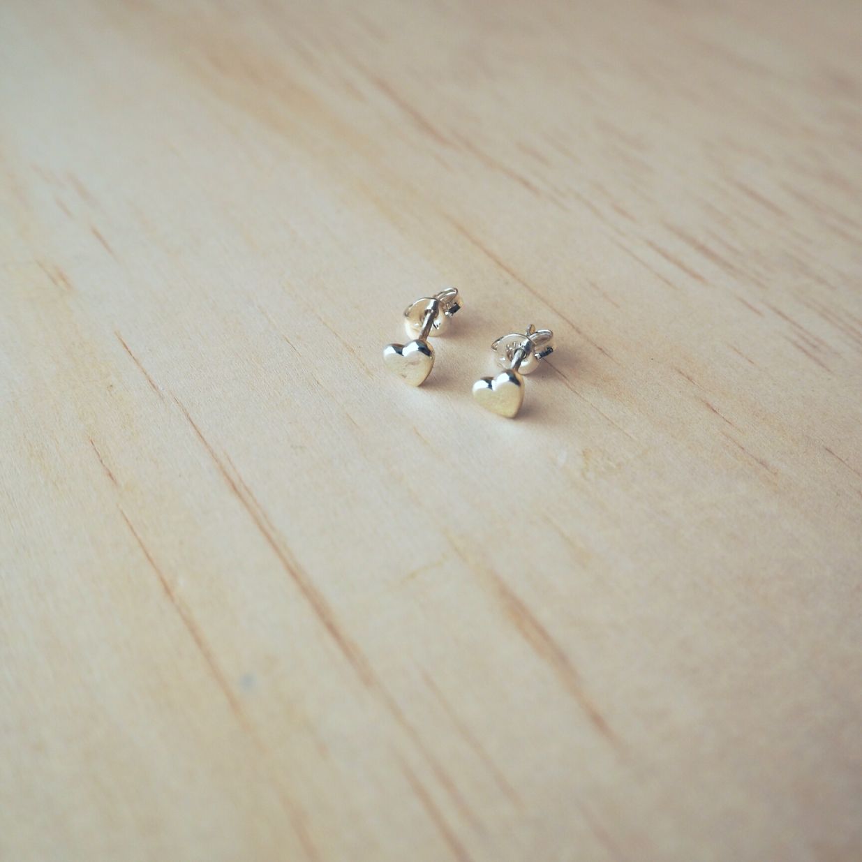 Mini Heart Stud Earrings