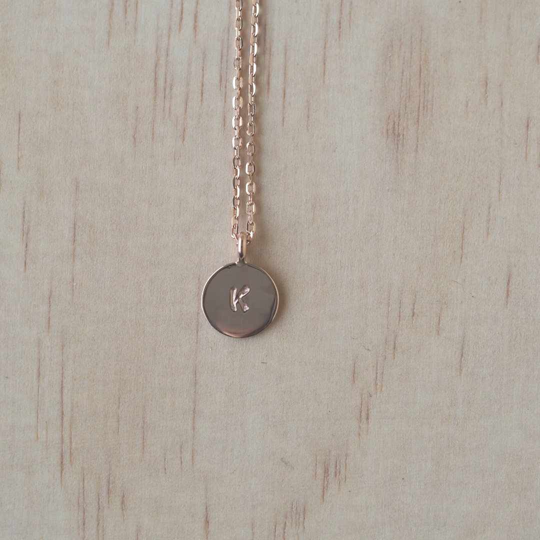 Single Initial Necklace