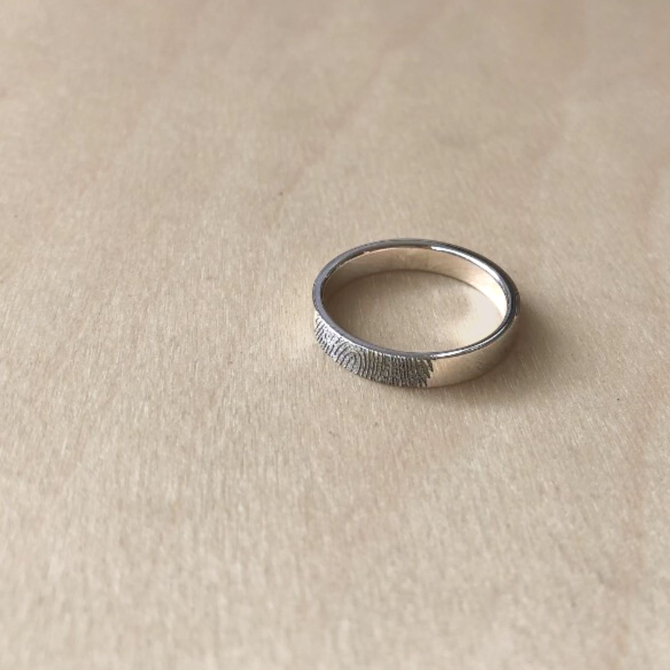 Fingerprint Wedding Band POA