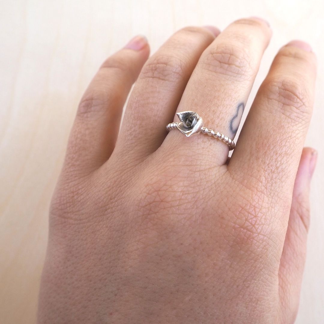 Succulent Ring Sterling Silver