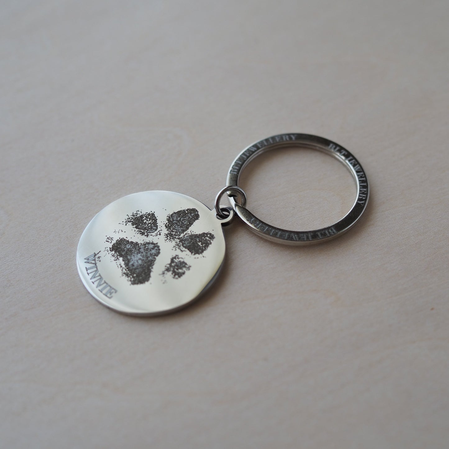 PET PRINT KEYRING