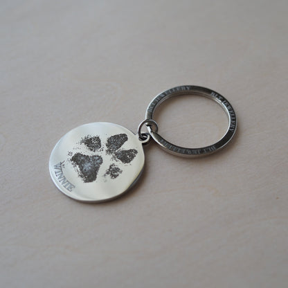 PET PRINT KEYRING