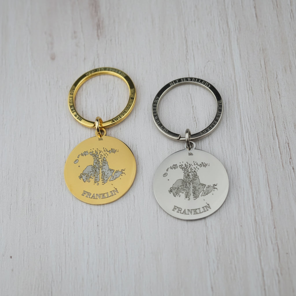 PET PRINT KEYRING
