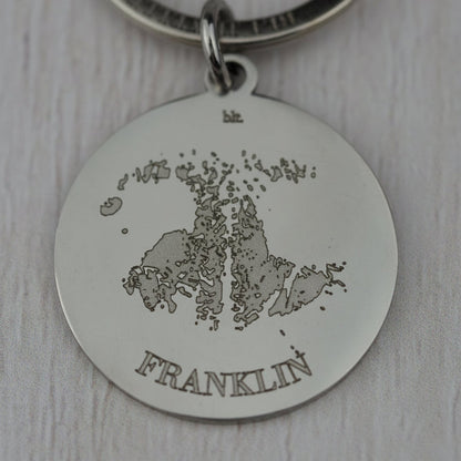 PET PRINT KEYRING