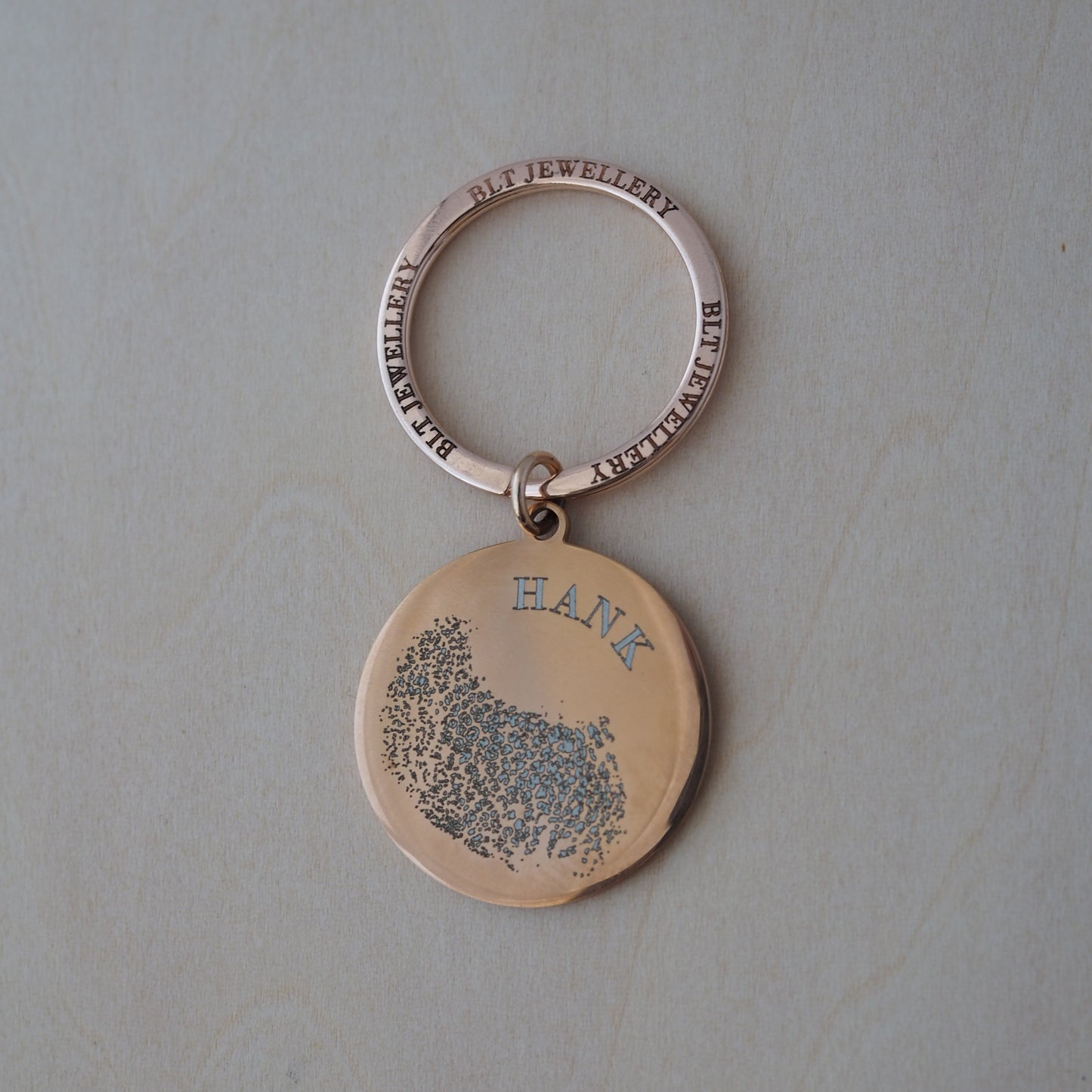 PET PRINT KEYRING