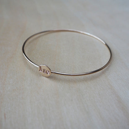 Fine Bangle - Initial Charm