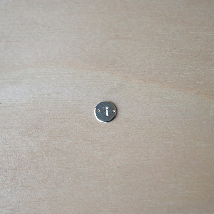 8mm Initial Disc – BLT Jewellery