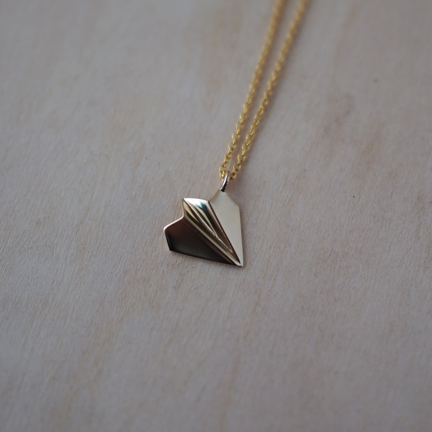 Paper Plane Necklace