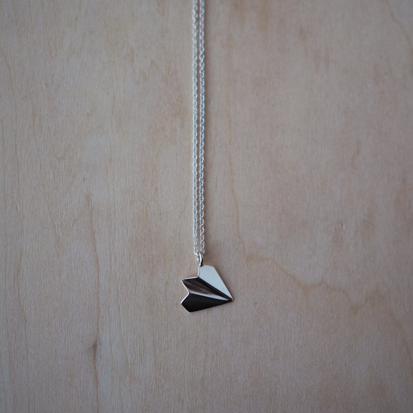 Paper Plane Necklace