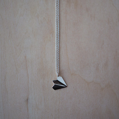 Paper Plane Necklace