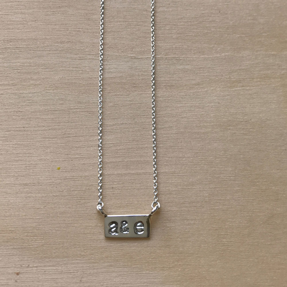 Mini Nameplate Necklace