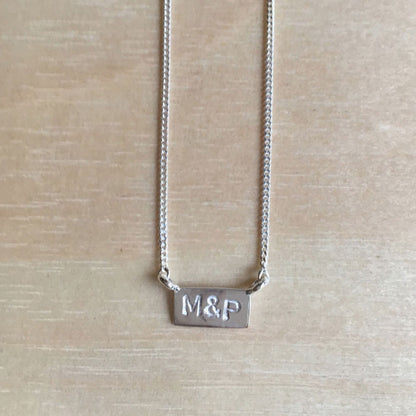 Mini Nameplate Necklace