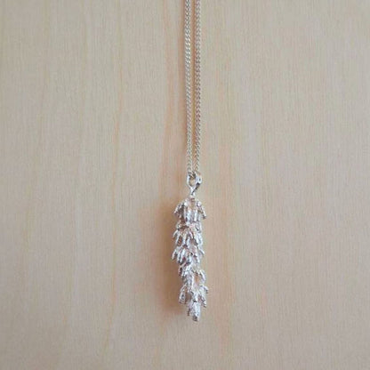 Lavender Necklace in Sterling Silver