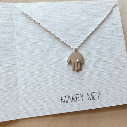 Proposal Necklace incl diamond