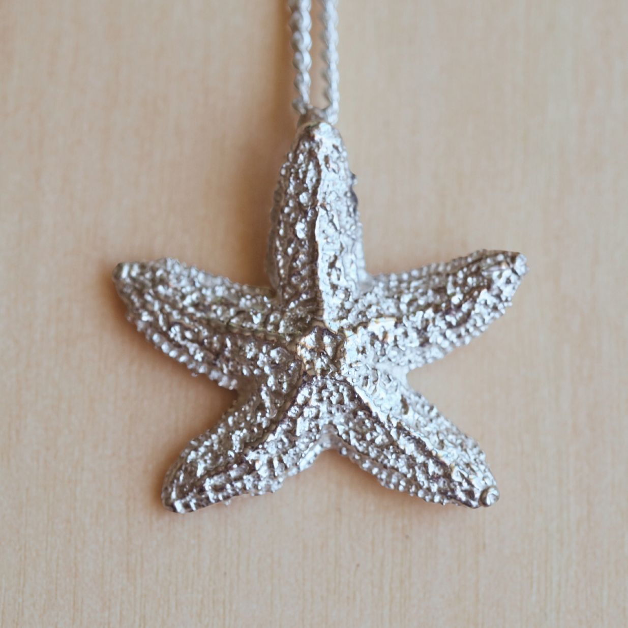 Starfish Necklace Sterling Silver