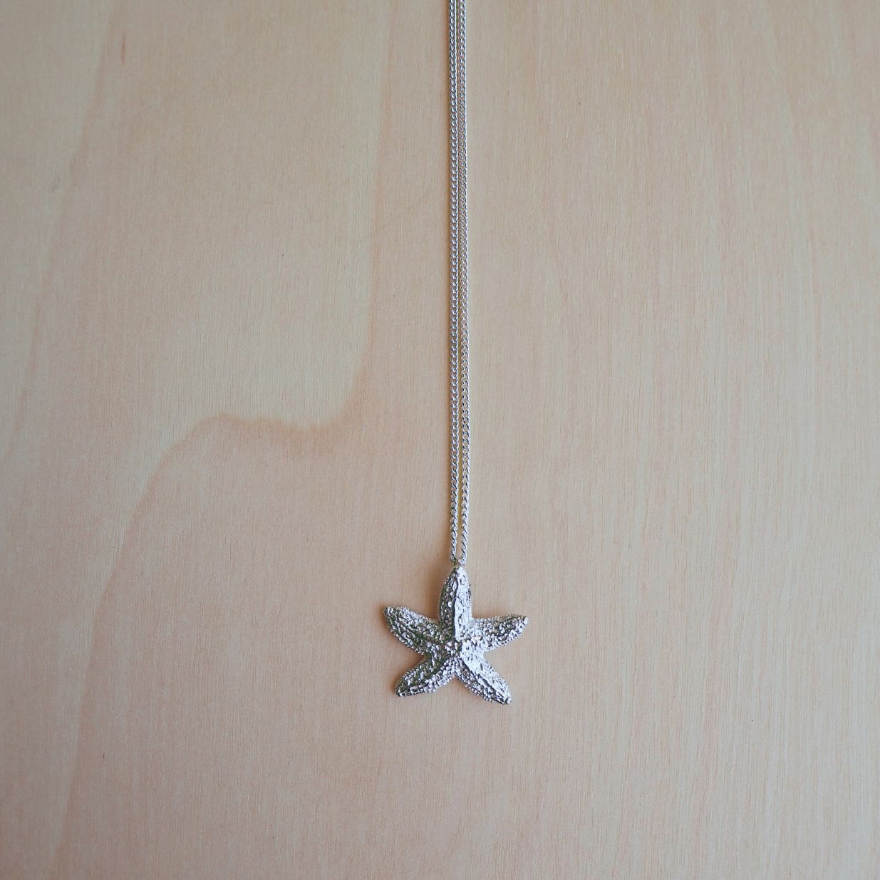 Starfish Necklace Sterling Silver