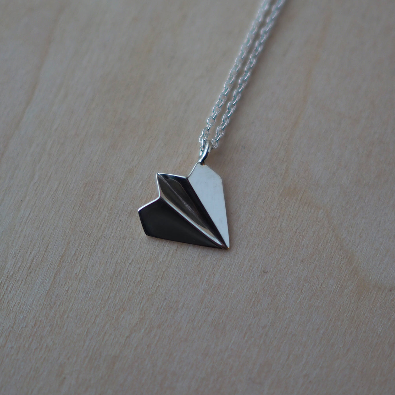 Paper Plane Necklace