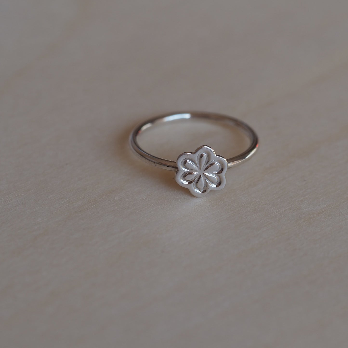 Flower Charm Ring