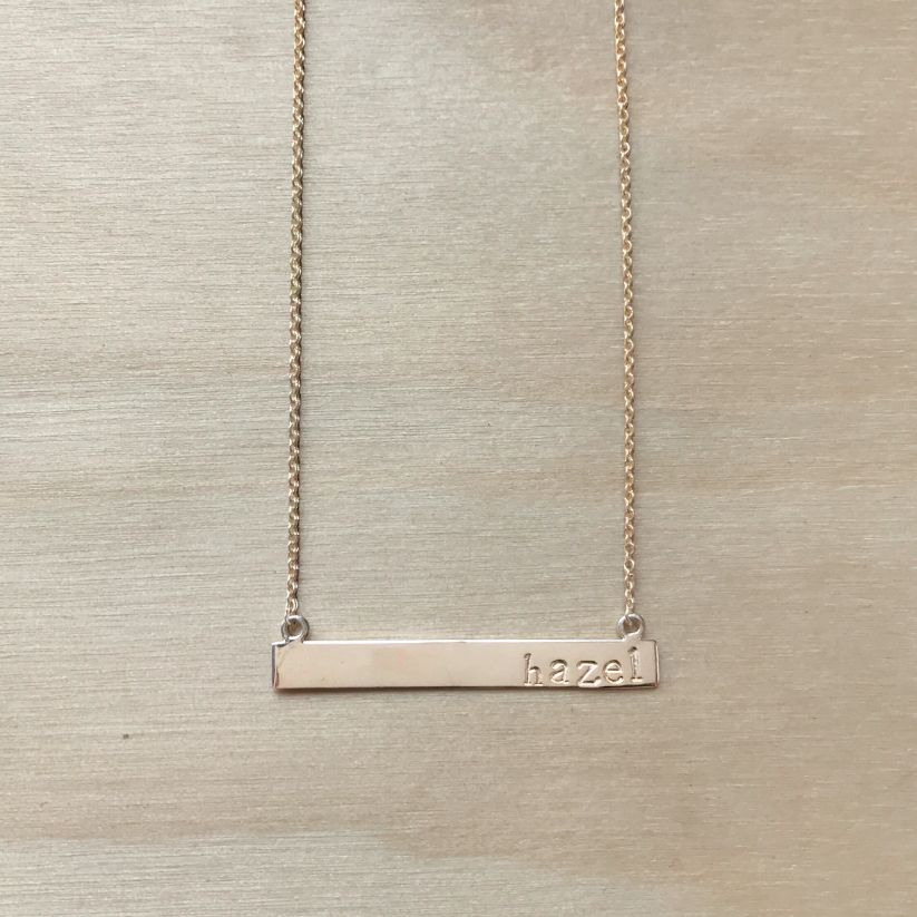 Nameplate Necklace