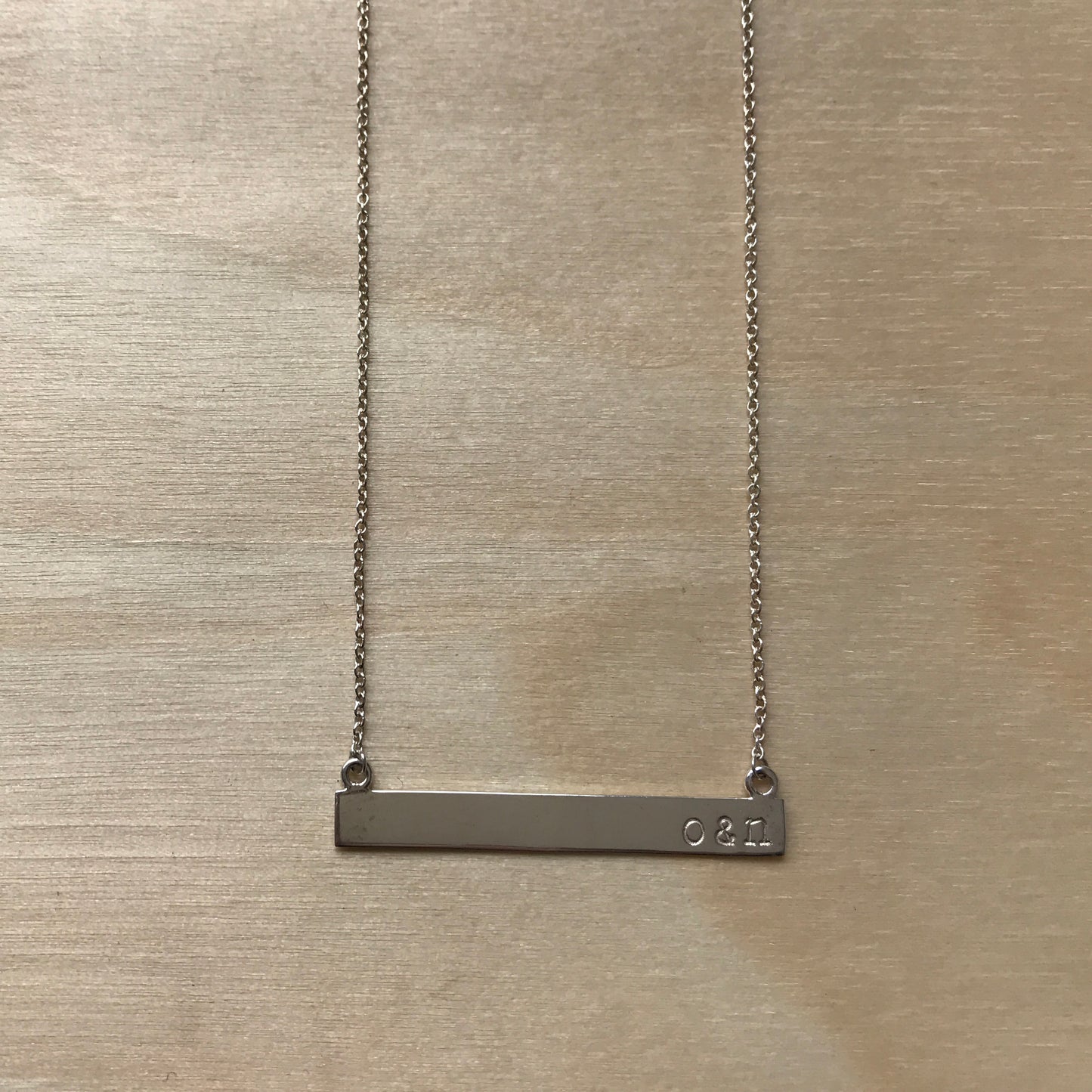 Nameplate Necklace