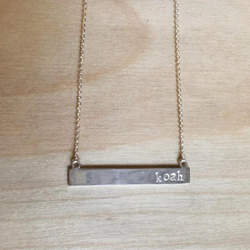 Nameplate Necklace