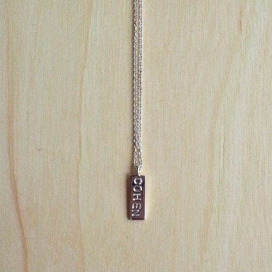 Single Mini Bar Necklace