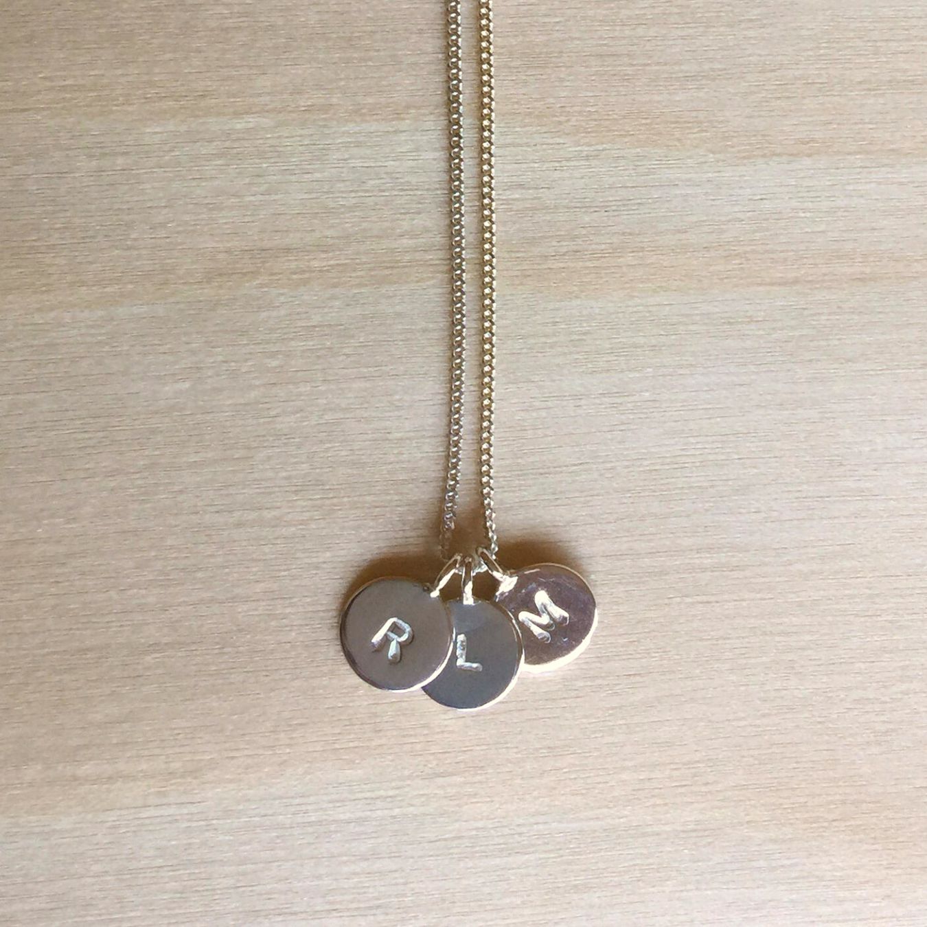 Triple Initial Necklace – Lawlor Jewelry