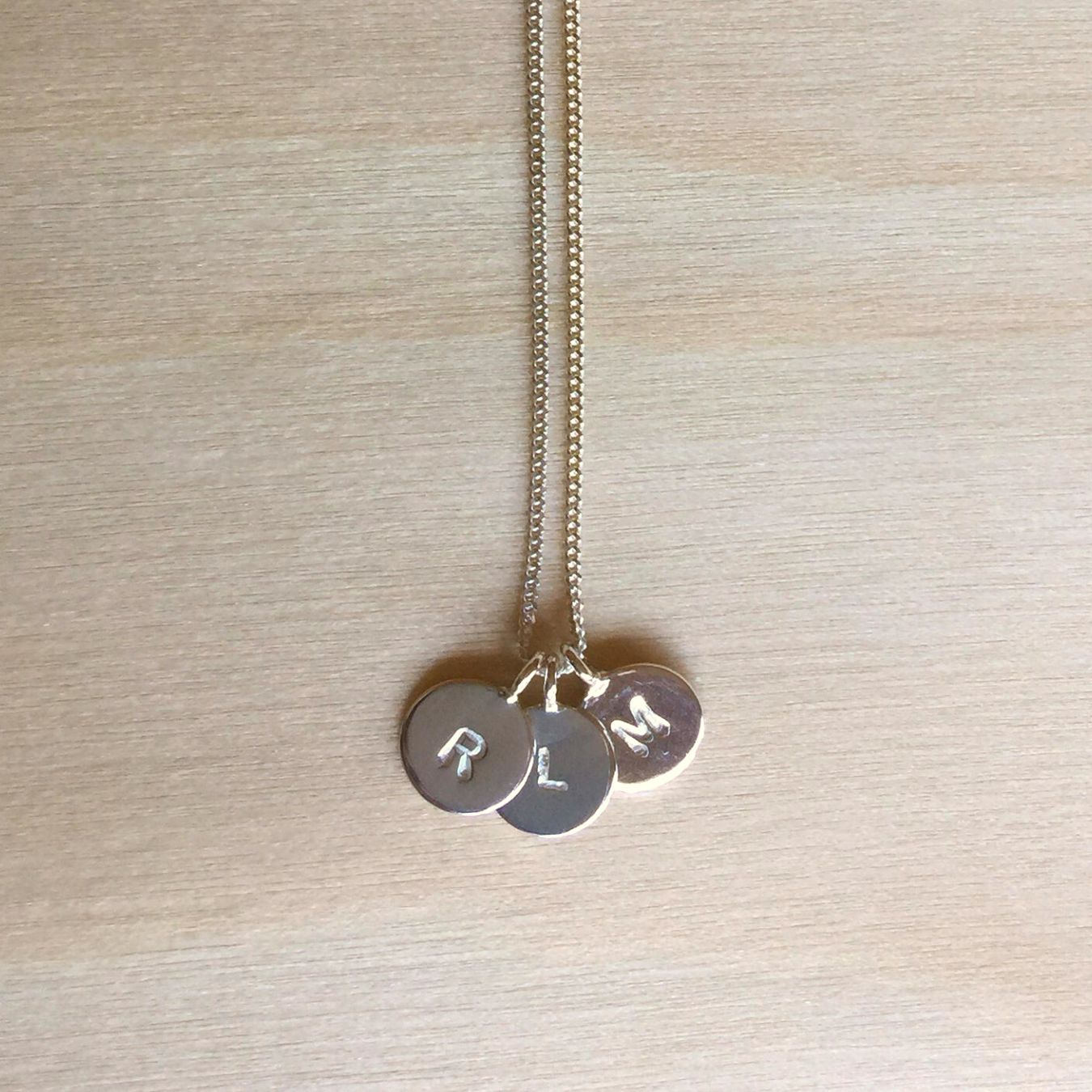 Triple Initial Necklace