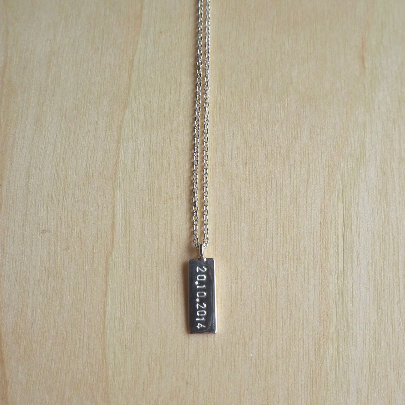 Double Mini Bar Necklace
