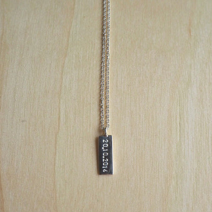 Triple Mini Bar Necklace