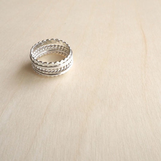 Stacking Ring in Silver (Super Fine)