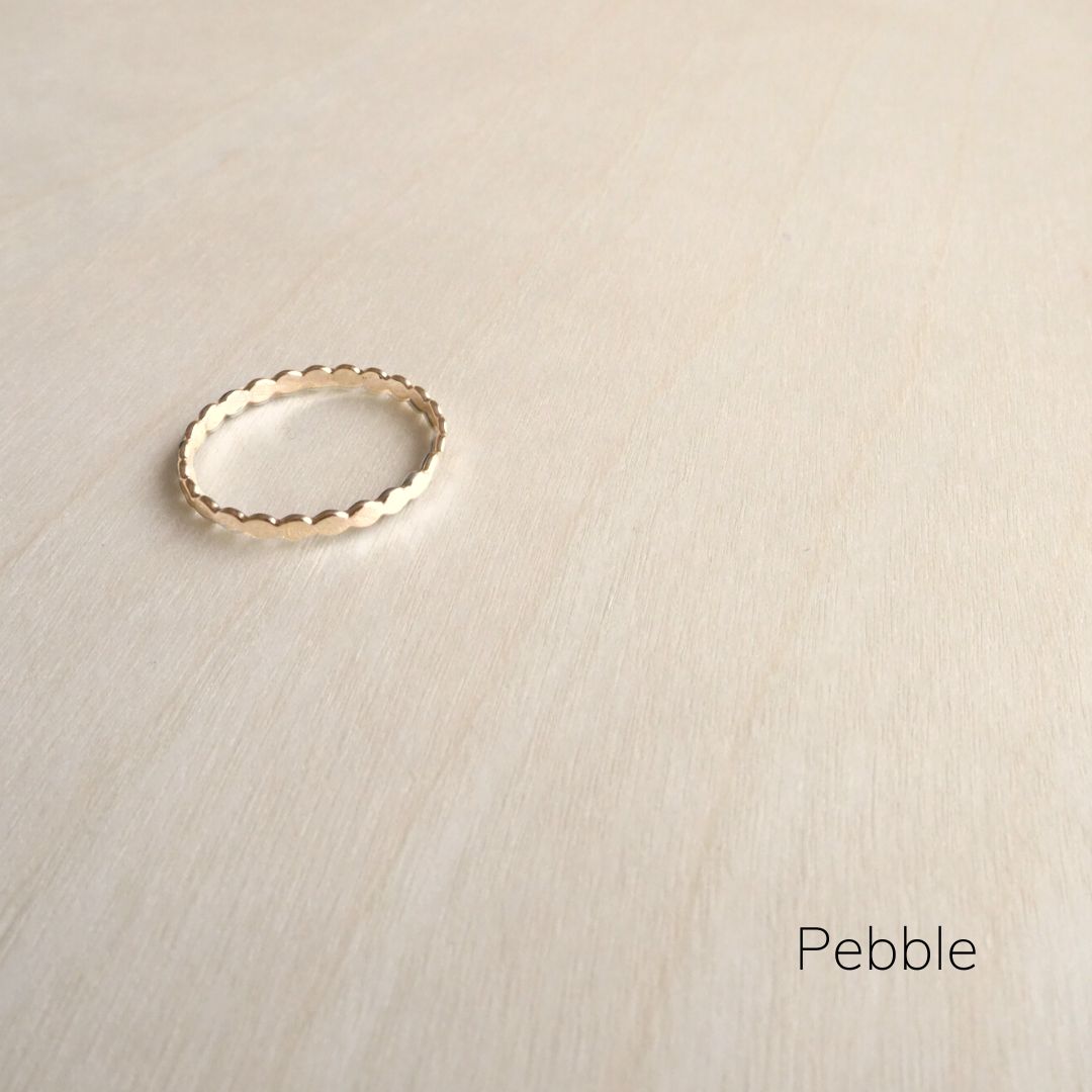 Stacking Ring in 9ct Gold (Thin)