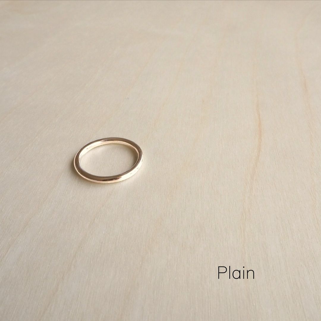 Stacking Ring in 9ct Gold (Thin)