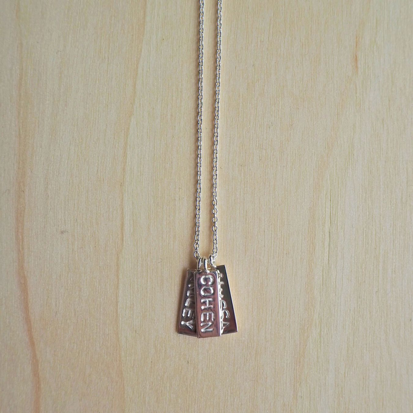 Triple Mini Bar Necklace