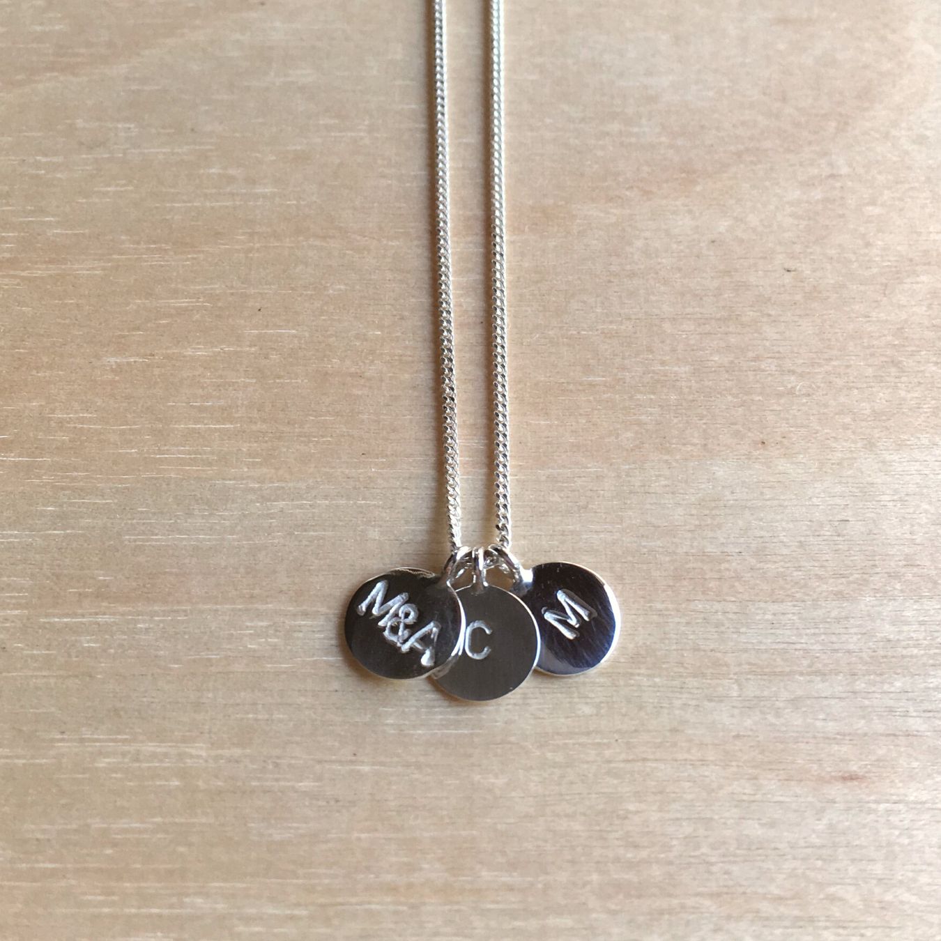 Triple Initial Necklace