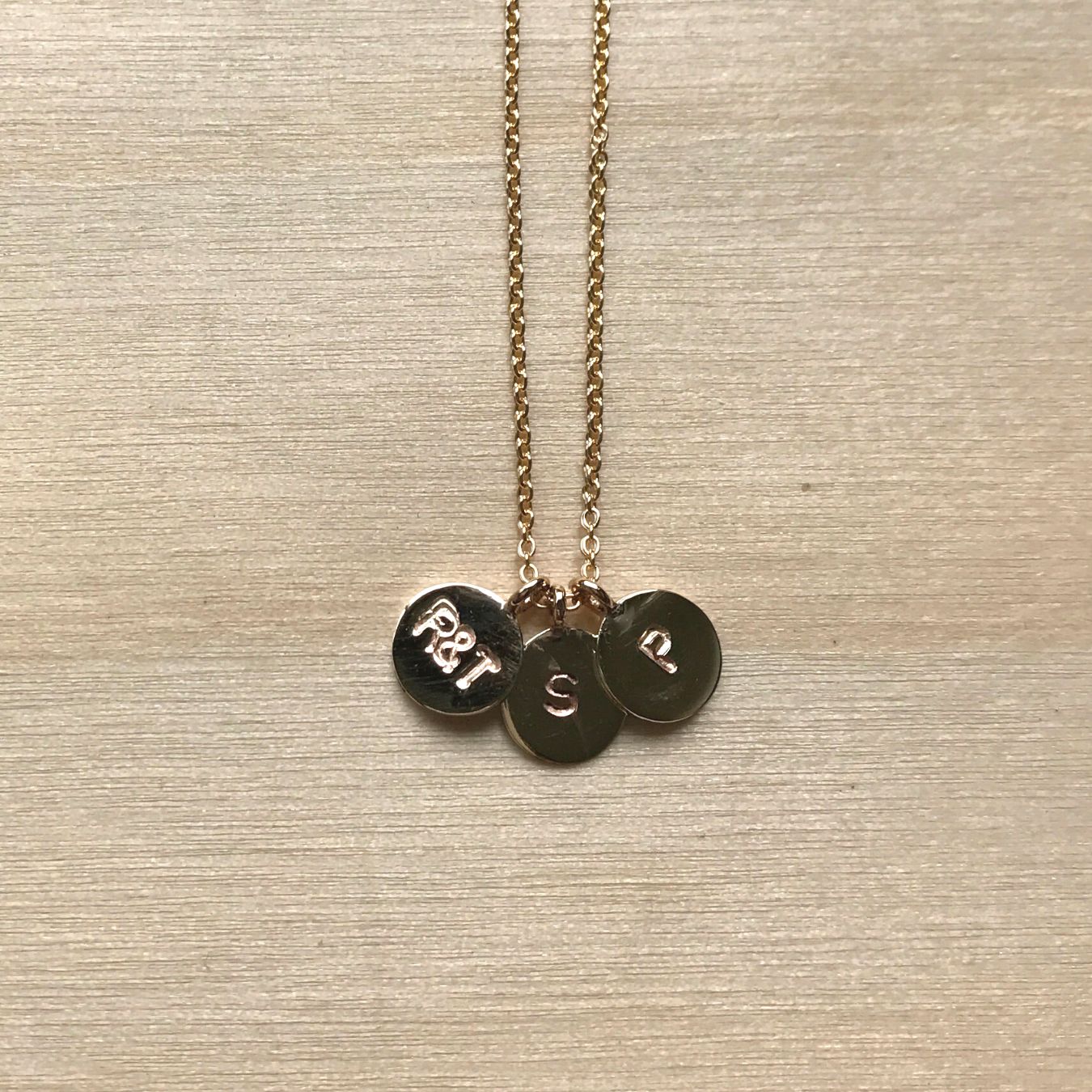 Triple Initial Necklace