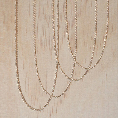 Plain Chain Necklace - Yellow Gold